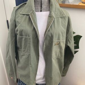 Vintage Route 66 military utility Jacket